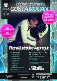 Abierto el plazo de inscripción para el Torneo de Padel Costa Mogán