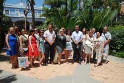 Una veintena de periodistas rusos visitan Puerto de Mogán LQ periodistasRusosVisitanMogan