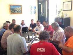 Los efectivos del Puesto de Mando Avanzado no detectan vertidos este viernes en la costa de Mogán LQ PMA2