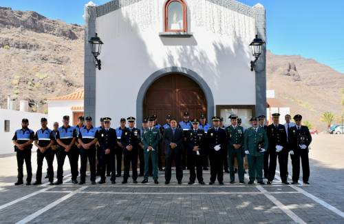 La Policía Local de Mogán conmemora  a los Ángeles Custodios con  entrega de reconocimientos