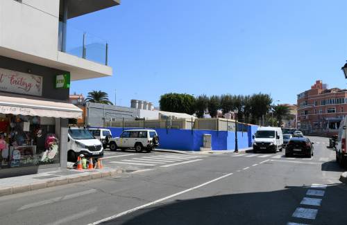 Soterrado en Arguineguín  el cableado aéreo de la Miguel Marrero Rodríguez