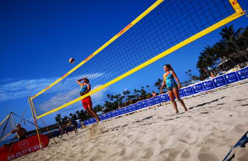 Los torneos de vóley playa vuelven a Mogán tras la pandemia