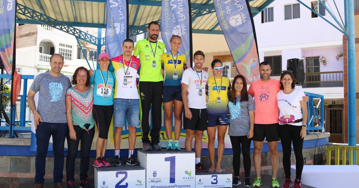 Ayoze Pérez y Verónica Navarro,  ganadores de la Carrera Popular de Arguineguín 2019