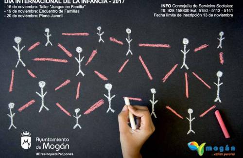 Mogán celebra el Día Internacional de la Infancia con tres jornadas de actividades familiares en noviembre