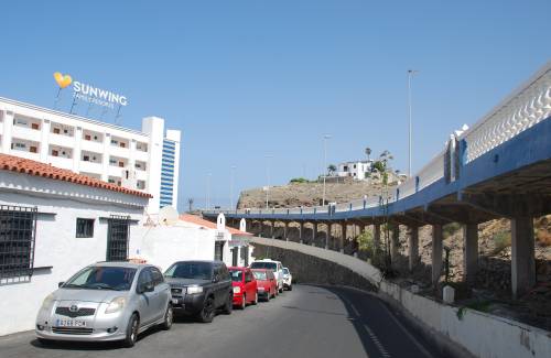 Las obras de rehabilitación del paseo peatonal de la GC-500 se están ejecutando según el plazo establecido