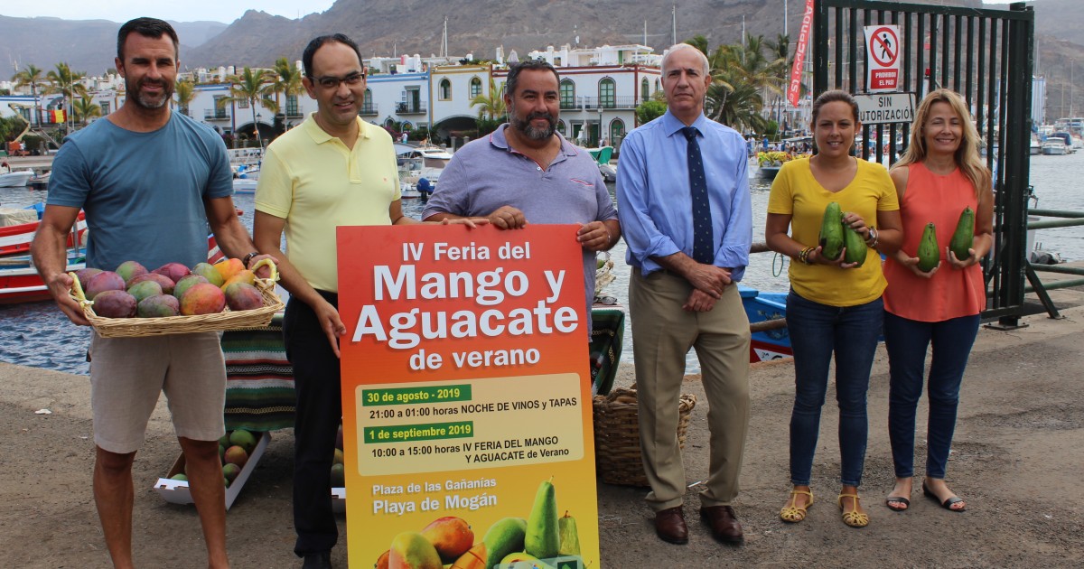 La IV Feria del Mango y el Aguacate de Verano de Mogán ofrecerá más de 8.000 kilos de productos del municipio