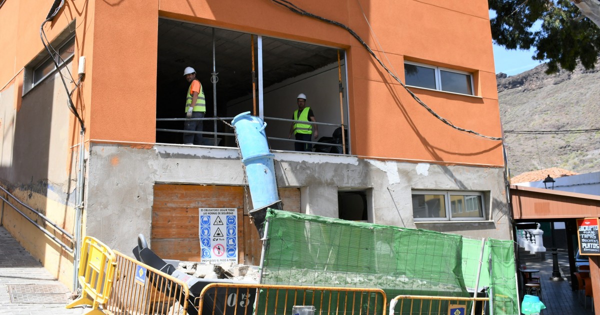 En marcha la obra de la Casa de la Cultura de Mogán