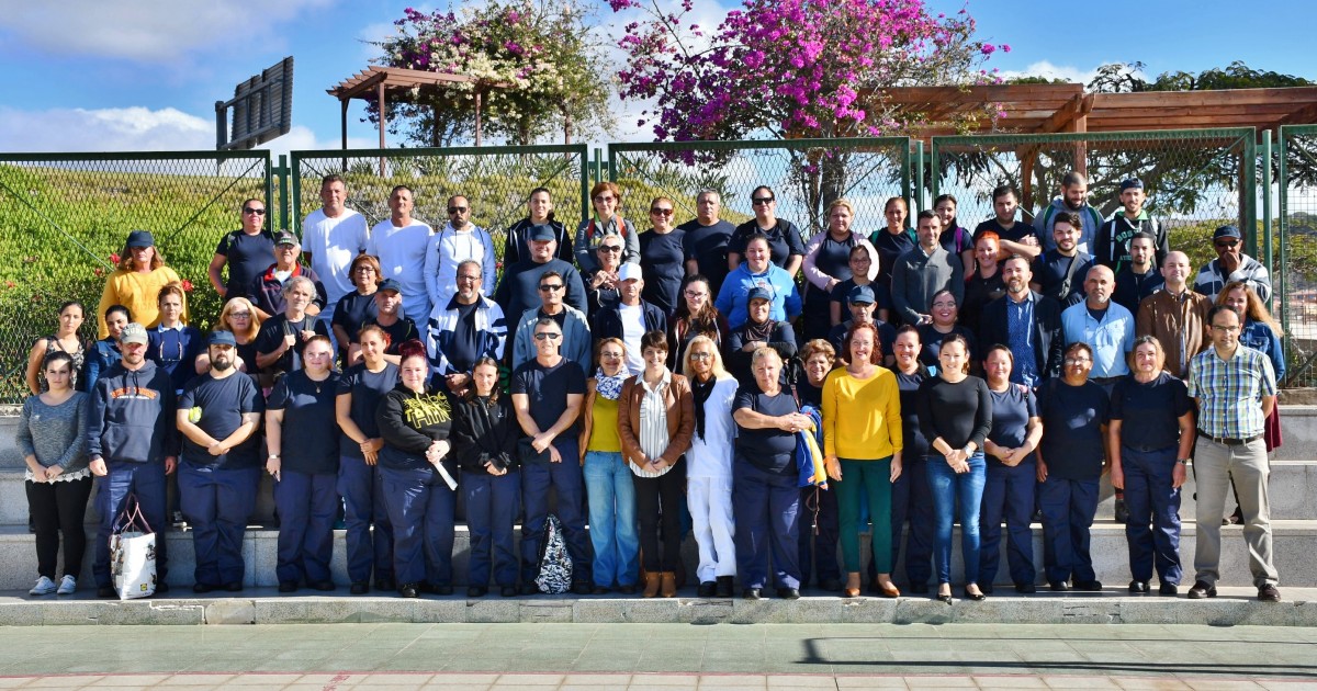 59 desempleados comienzan a trabajar en el Plan Extraordinario de Empleo Social 2017-2018 de Mogán