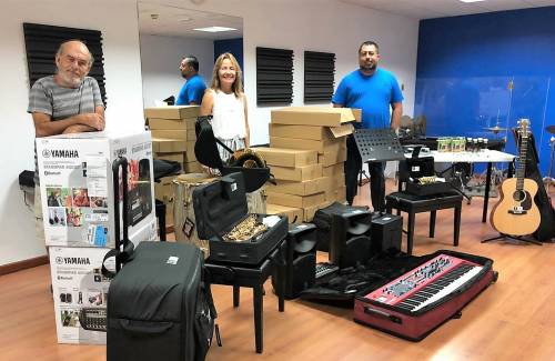 El Ayuntamiento adquiere instrumentos para las Escuelas Artísticas de Mogán con una subvención del Cabildo