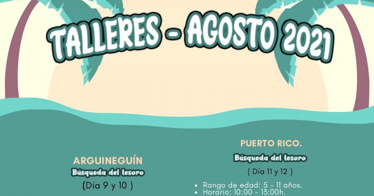 El Ayuntamiento de Mogán organiza talleres lúdicos de verano para los más pequeños