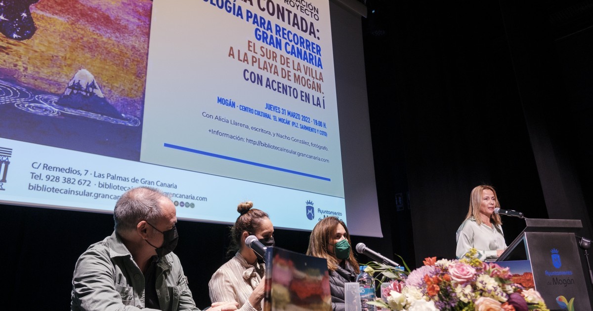 Mogán acoge la presentación del proyecto y libro 'Una isla contada'