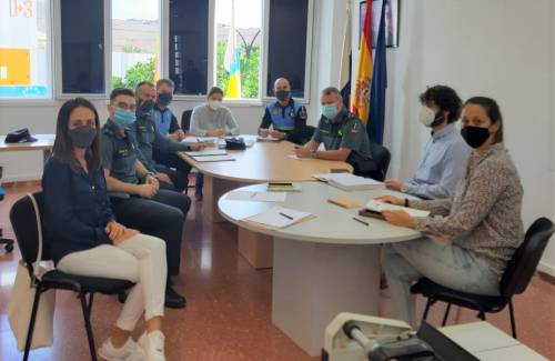 Primera reunión de la mesa de coordinación policial sobre violencia de género de Mogán