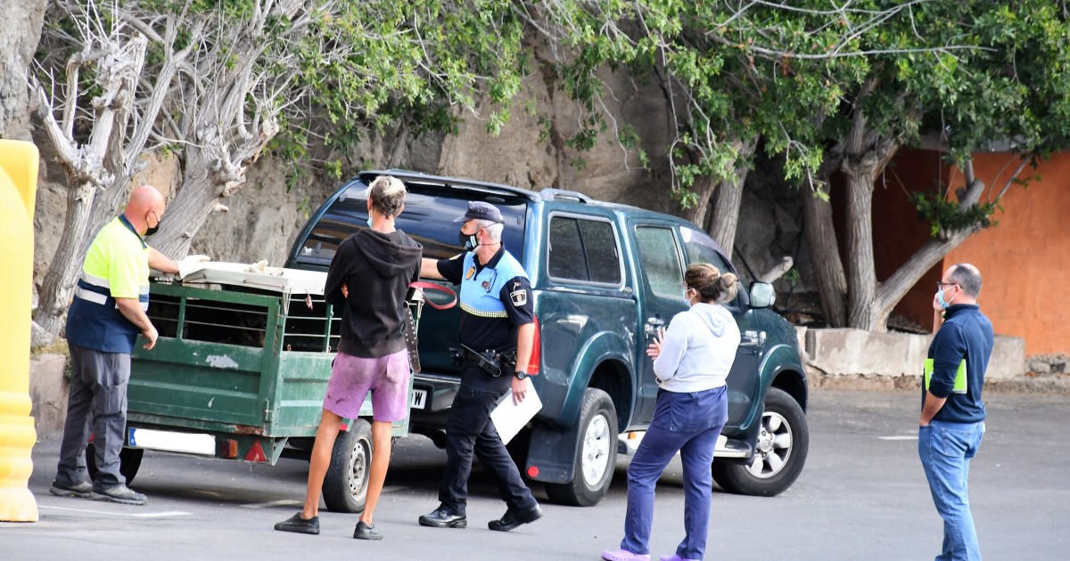 La Policía Local de Mogán incauta 6 perros potencialmente peligrosos en Playa del Cura