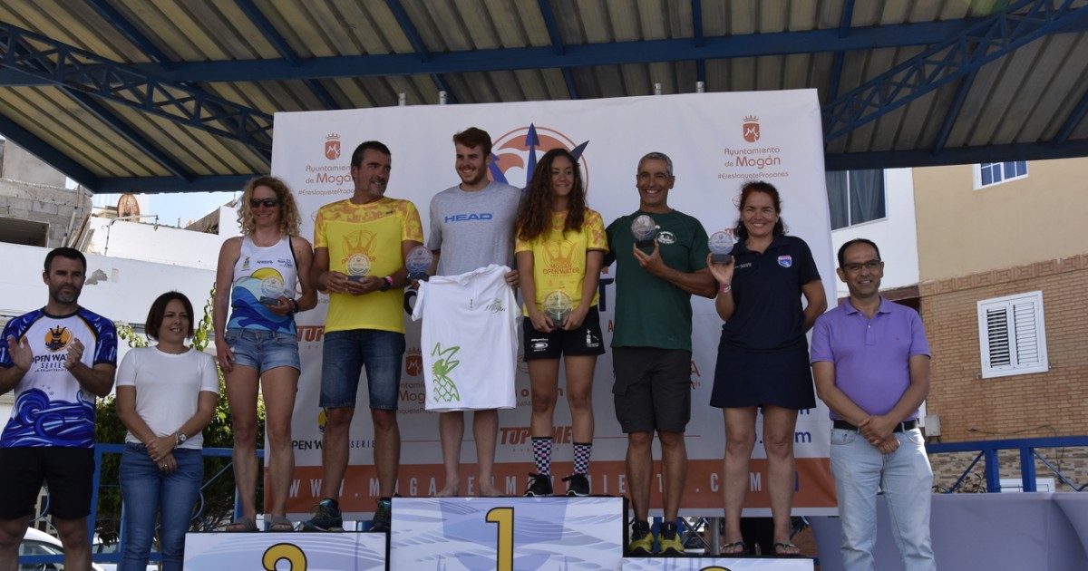 Gabriel de León y Ainhoa Santana  se alzan con el triunfo en la  III Gloria Mogán Open Water
