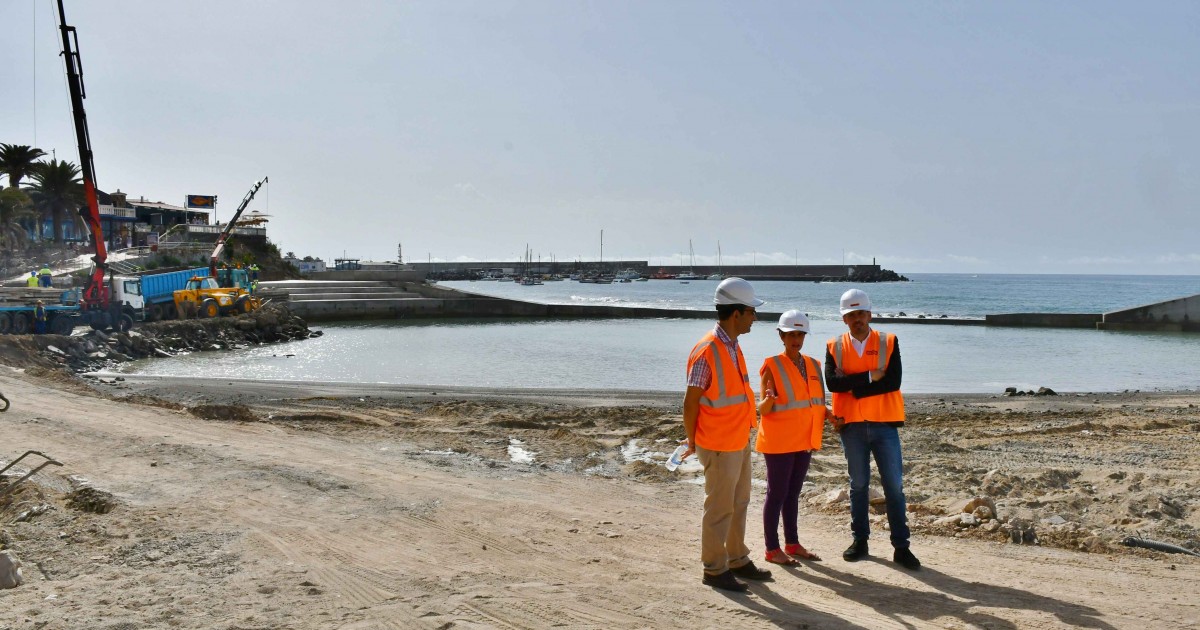 La segunda fase del paseo Marañuelas-Anfi será financiada con 1,8 millones de euros por el Gobierno de Canarias y Gobierno de España