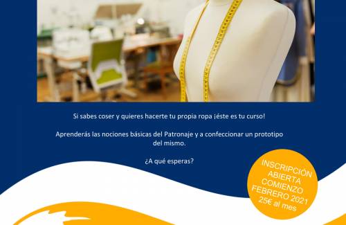 La Universidad Popular de Mogán incorpora cursos de iniciación a la confección y el patronaje