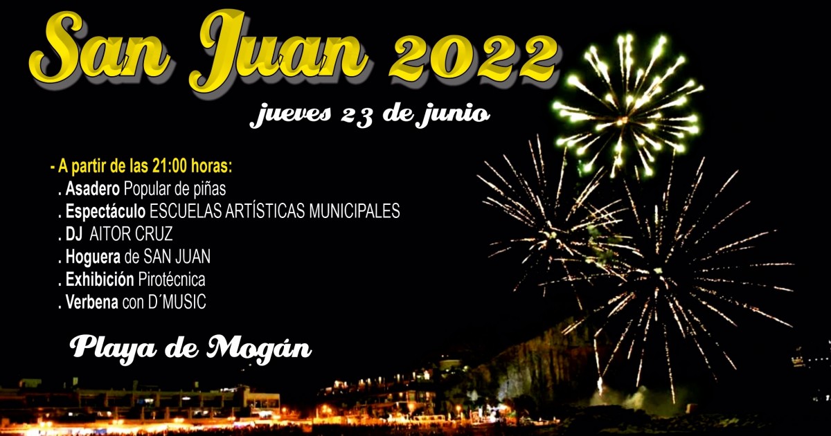 La celebración de la Noche de  San Juan regresa a la playa de Mogán