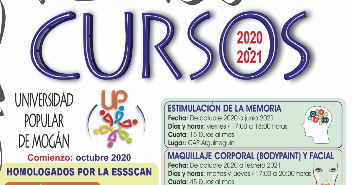 La Universidad Popular de Mogán regresa en octubre con nuevos cursos y talleres