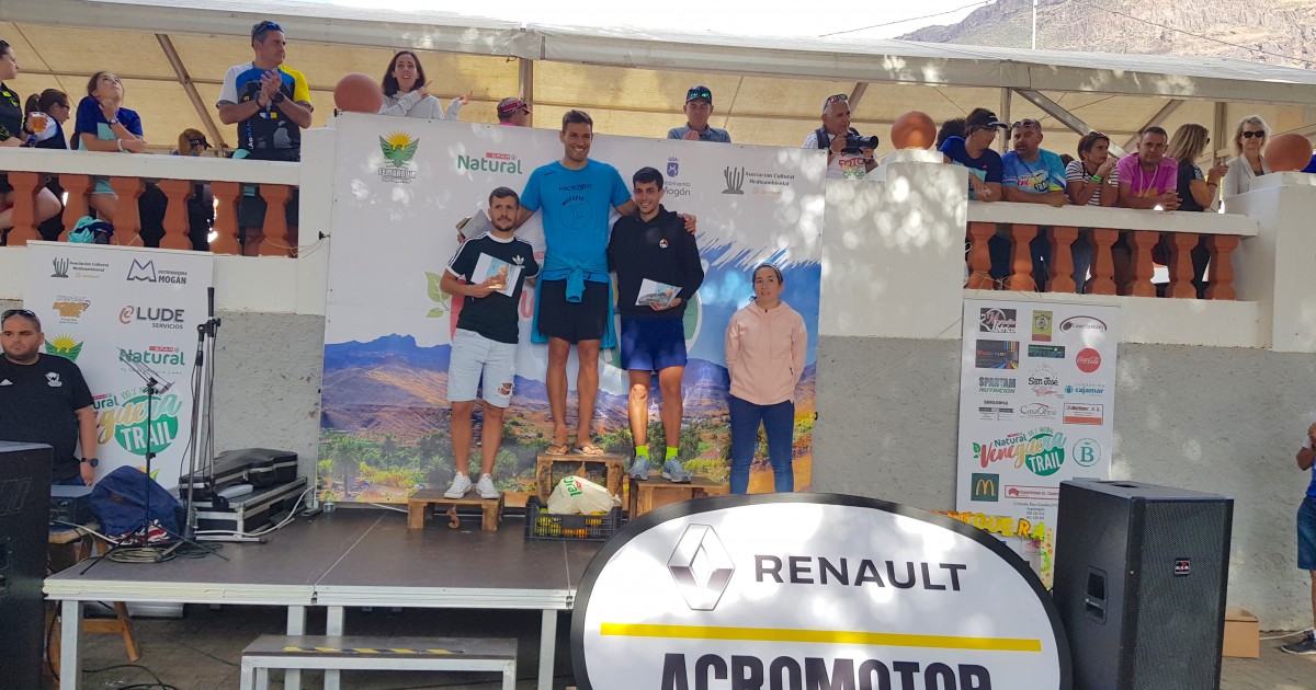 Francisco Estévez y Sara Miguélez, vencedores la III Veneguera Trail en la distancia de 21 kilómetros