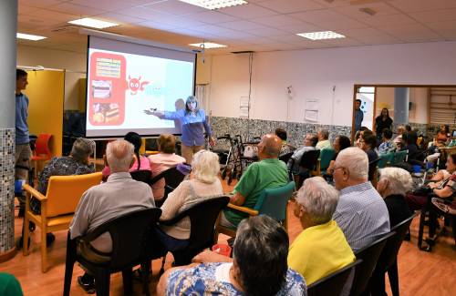 Los mayores de Mogán toman conciencia sobre la diabetes