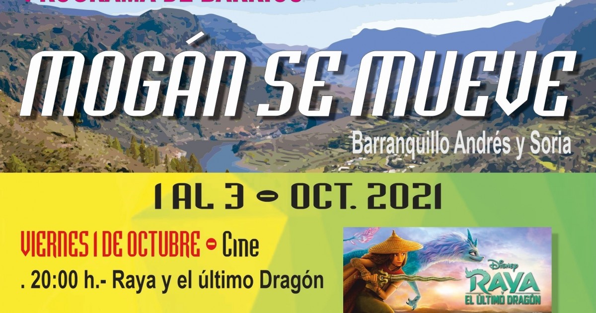 Mogán lleva la programación cultural a los barrios en octubre y noviembre