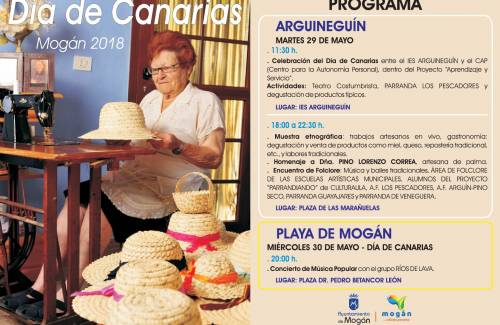 Mogán celebra el Día de Canarias con tradiciones y música los días 29  y 30 de mayo