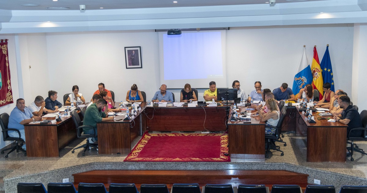 Mogán celebra la primera sesión plenaria  de la legislatura 2023-2027