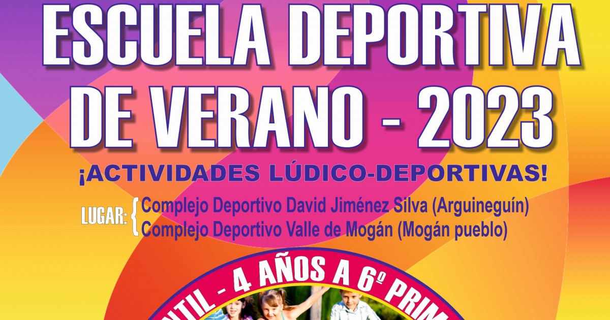 Mogán abre el lunes la inscripción para la Escuela Deportiva de Verano 2023