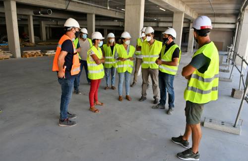 Cuenta atrás para la terminación de las obras del edificio de aparcamientos de Arguineguín