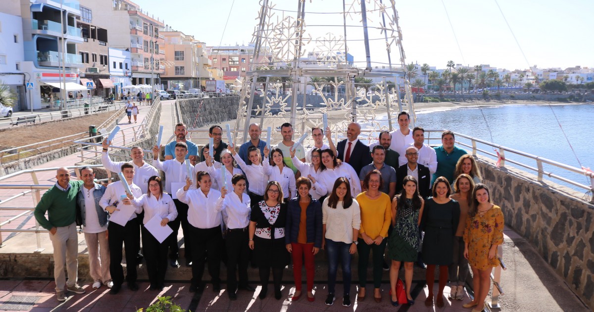 Culmina la segunda promoción del PFAE-GJ Servicios de Restaurante de Mogán