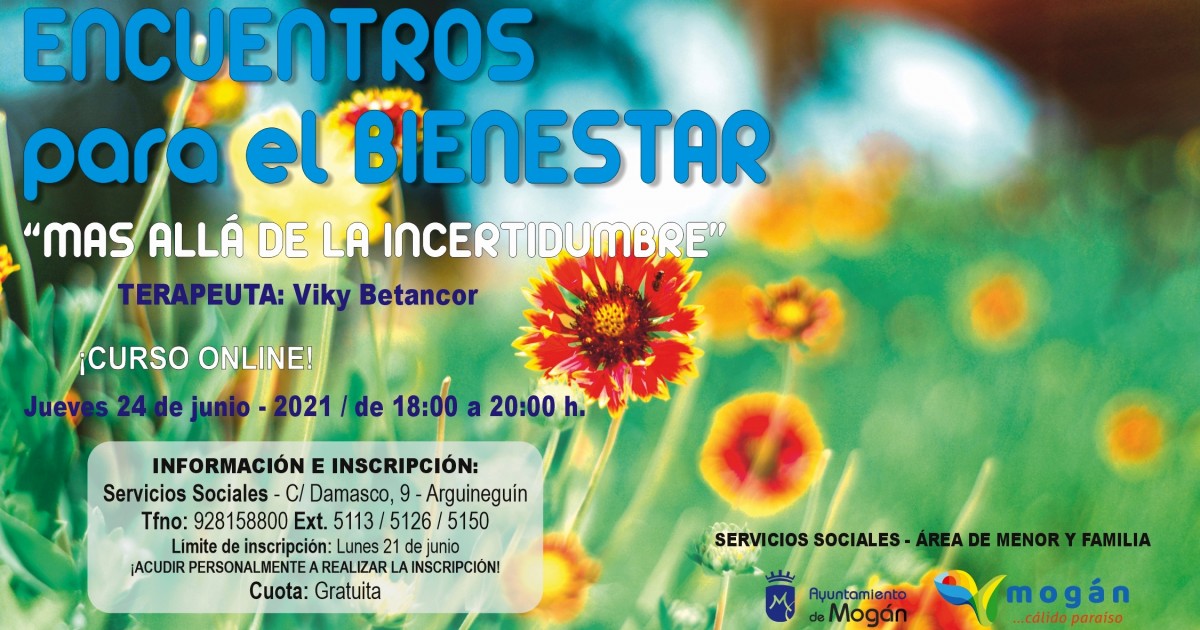 Mogán organiza unas jornadas para ayudar a alcanzar el bienestar en tiempos de pandemia