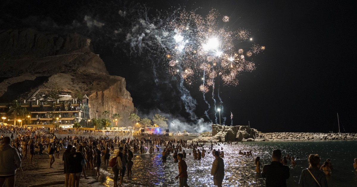 Mogán da la bienvenida al verano celebrando la noche de San Juan