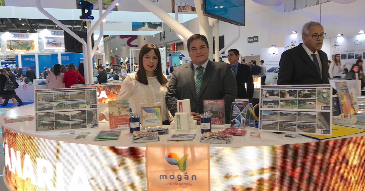 Mogán expone en Londres su apuesta por la modernización de sus infraestructuras turísticas