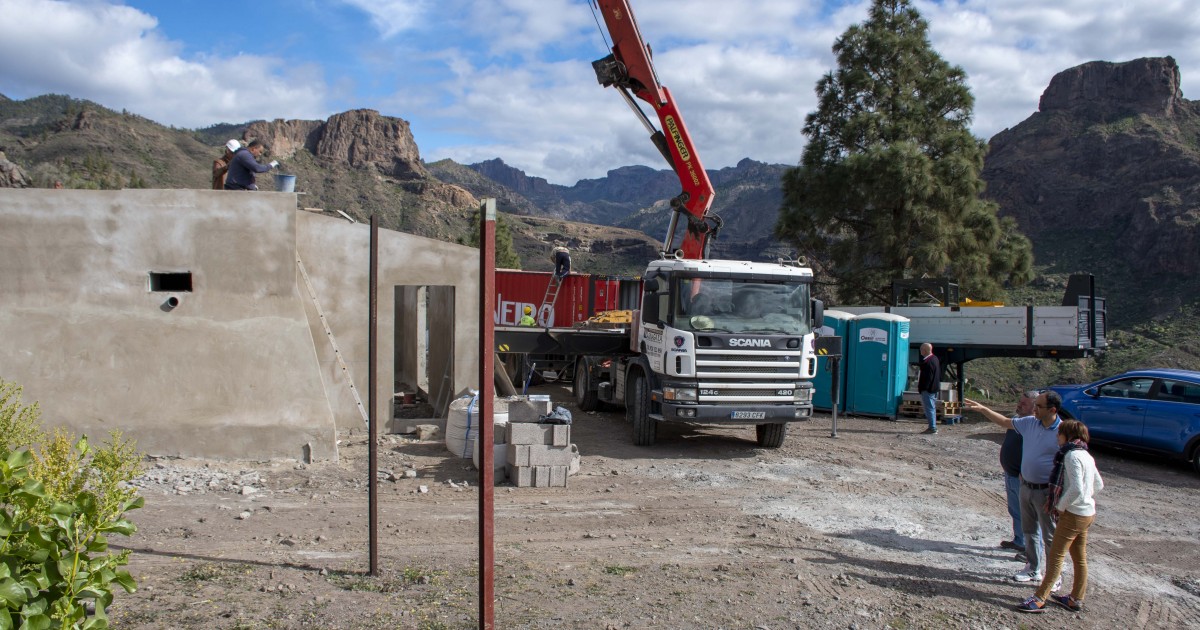 El Ayuntamiento construye un depósito de agua de mayor capacidad para   Barranquillo Andrés y Soria