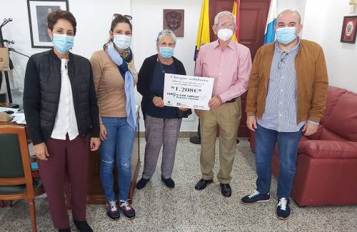 El Servicio de Promoción para la Autonomía Personal de Playa de Mogán recauda 1208 euros para Pequeño Valiente