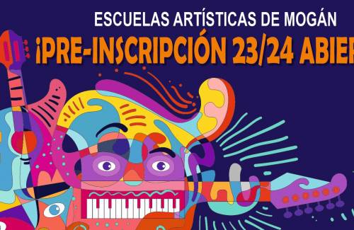 Preinscripción disponible para el curso 2023-2024 de las Escuelas Artísticas de Mogán