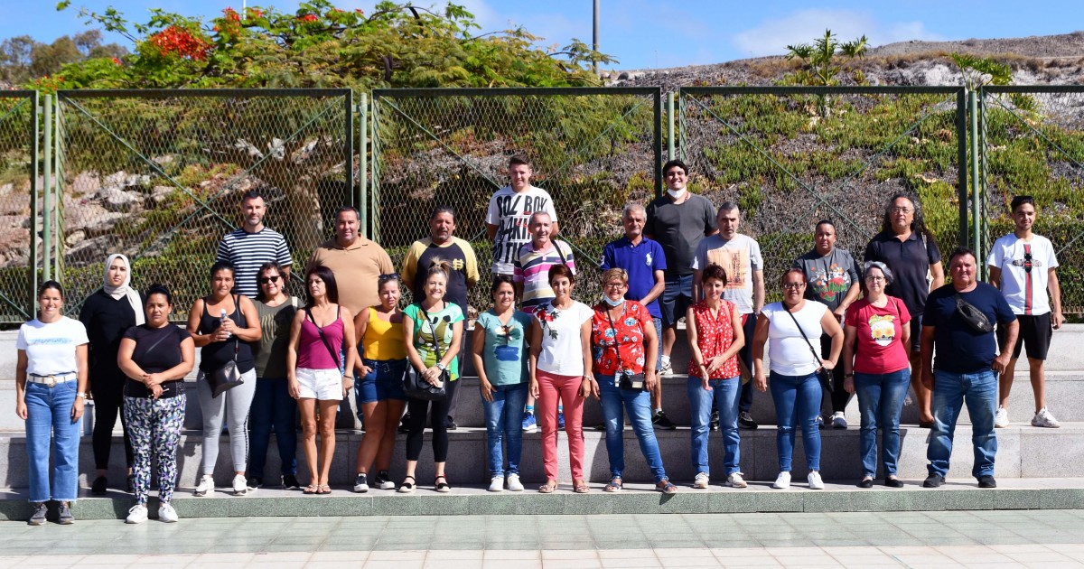 Una veintena de vecinos y vecinas componen la segunda fase del Plan de Empleo de Mogán 2022