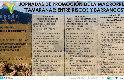 Mogán comienza la formación para profesionales de la Macrorruta 'Tamaranae: entre riscos y barrancos'