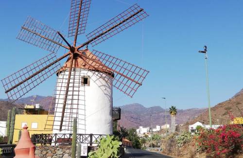 Mogán sustituye por luminarias led el alumbrado público del barrio  de Molino de Viento