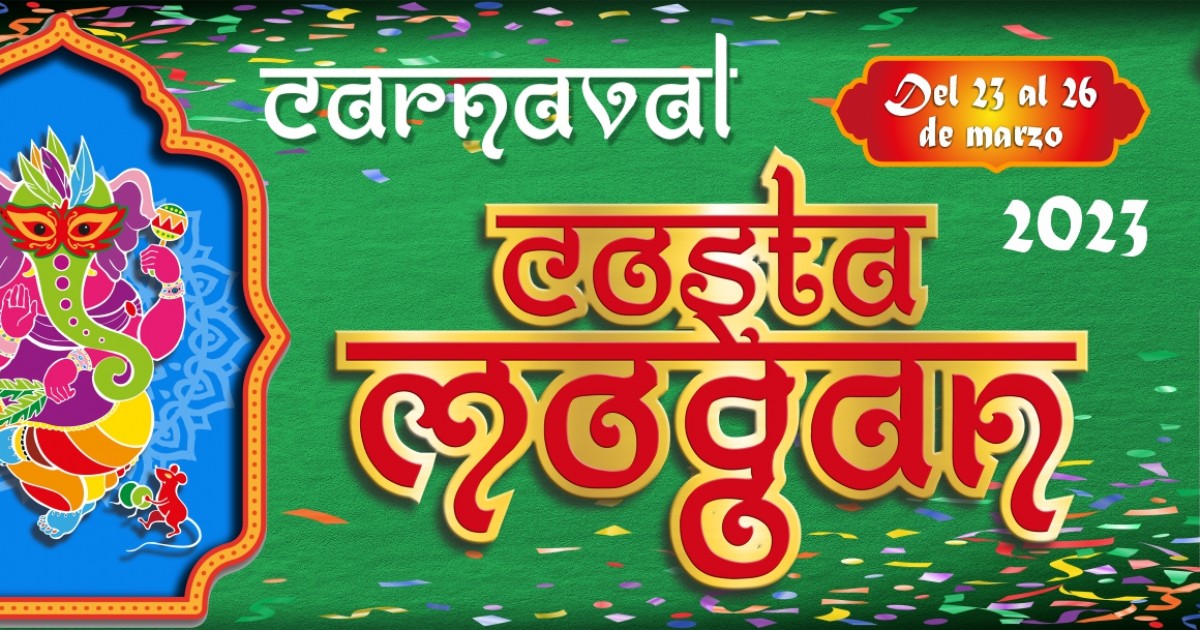 Todo listo para el Carnaval  Costa Mogán de la India