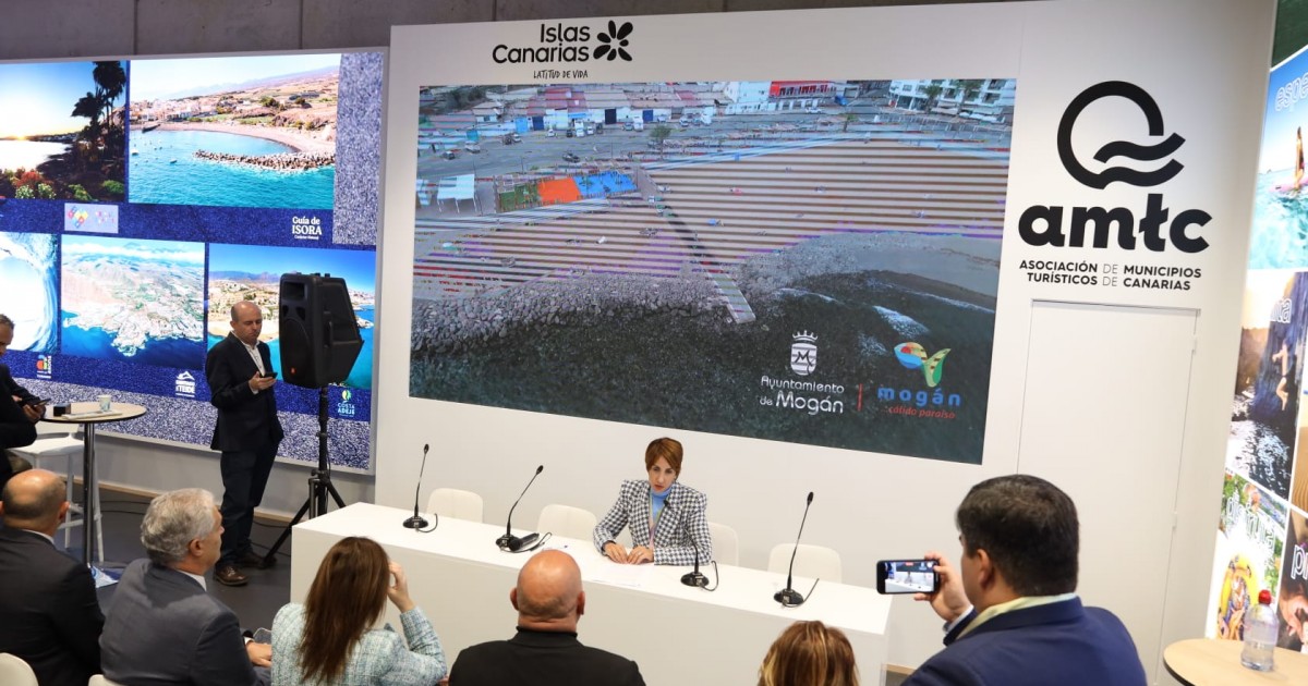 Mogán presenta en Fitur nueva web  turística y vídeo promocional