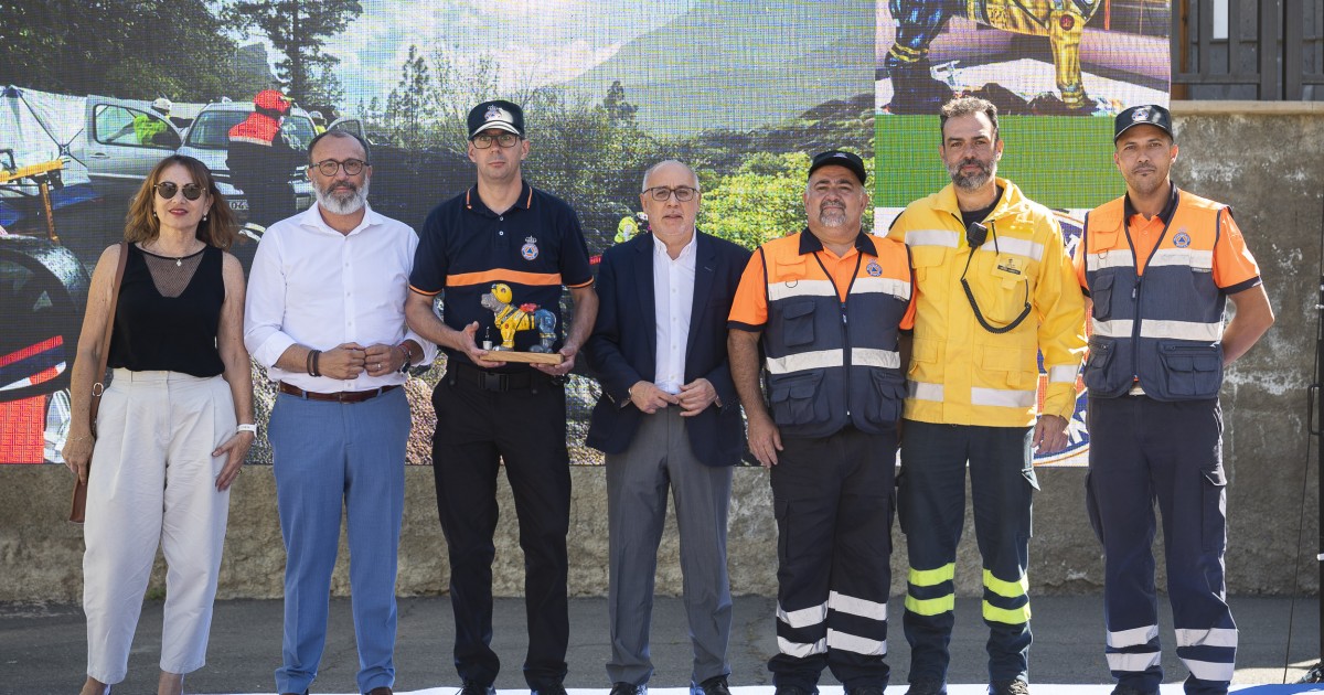 Protección Civil de Mogán, premio honorífico 'Bombero Forestal PRESA 2023'