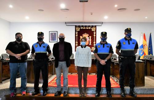 José Luis Segura y Marco Antonio Domínguez, nuevos subinspectores de la Policía Local de Mogán