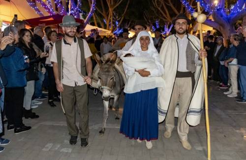El Belén Viviente de Veneguera  desprende tradición en su 35 aniversario