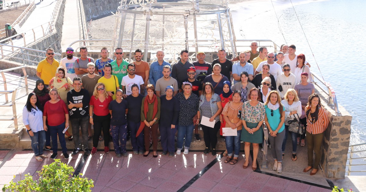 Finaliza la segunda fase del Plan de Empleo 2017-2018 de Mogán