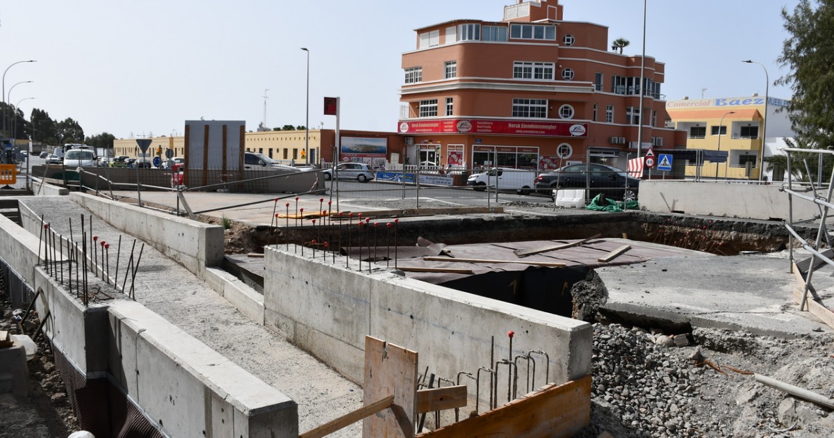 Retomadas las obras de mejora del acceso a Arguineguín por la GC-500