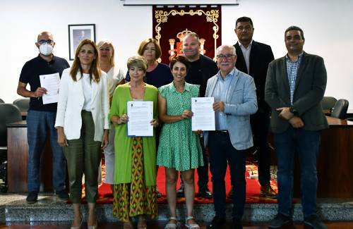 Mogán y la Fundación Laboral de la Construcción acuerdan captar desempleados para su formación e inserción laboral en el proyecto Chira-Soria