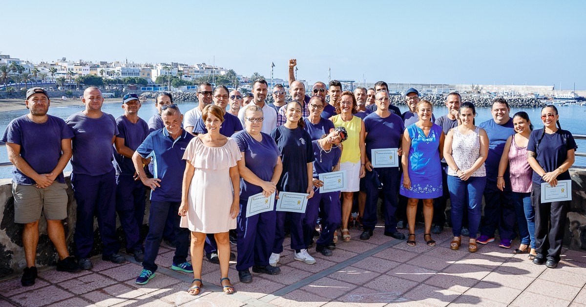 Concluye con éxito el Plan Extraordinario de Empleo Social de Mogán 2017