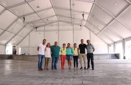 Arguineguín cuenta ya con carpa fija para la celebración de eventos