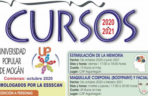 La Universidad Popular de Mogán regresa en octubre con nuevos cursos y talleres